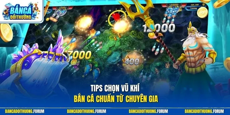 Tips chọn vũ khí bắn cá chuẩn từ chuyên gia